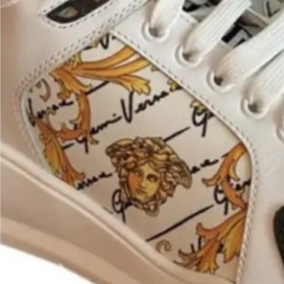 Versace white leather Sneakers size 38 - Picture 6 of 6